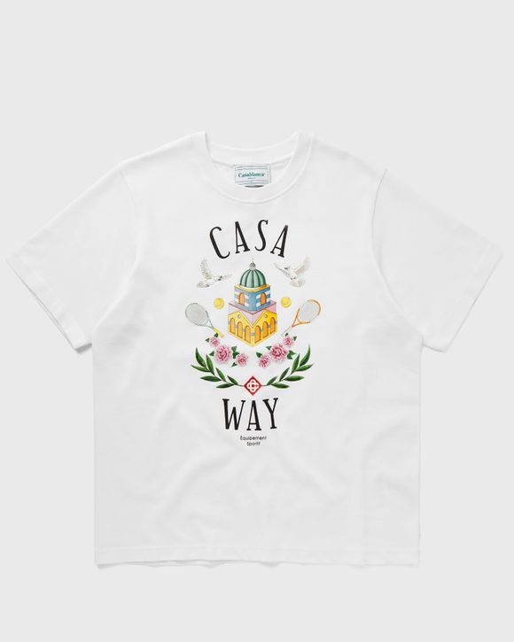 Casablanca CASA WAY PRINTED T-SHIRT Blue | BSTN Store