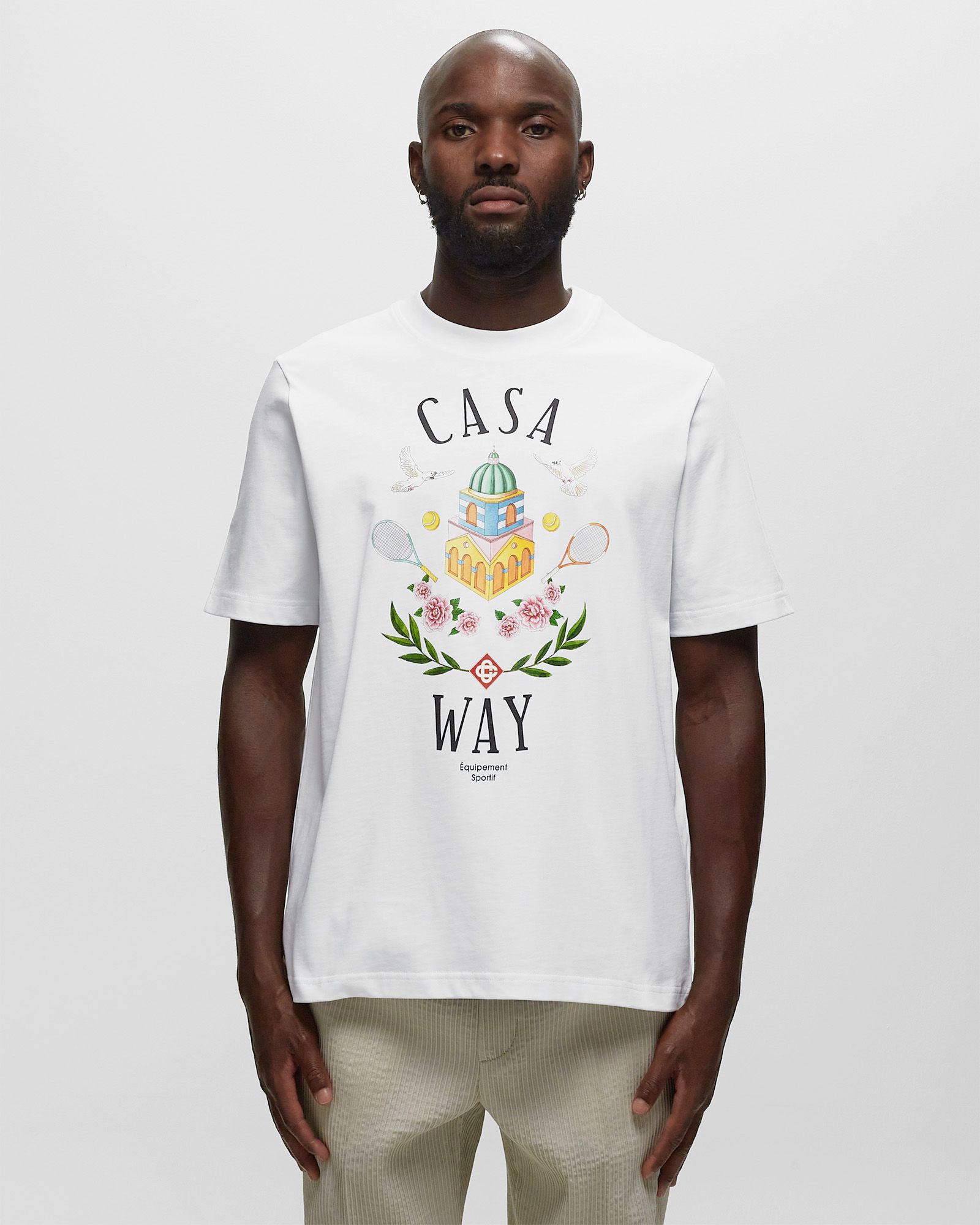 Casablanca CASA WAY PRINTED T-SHIRT Blue | BSTN Store