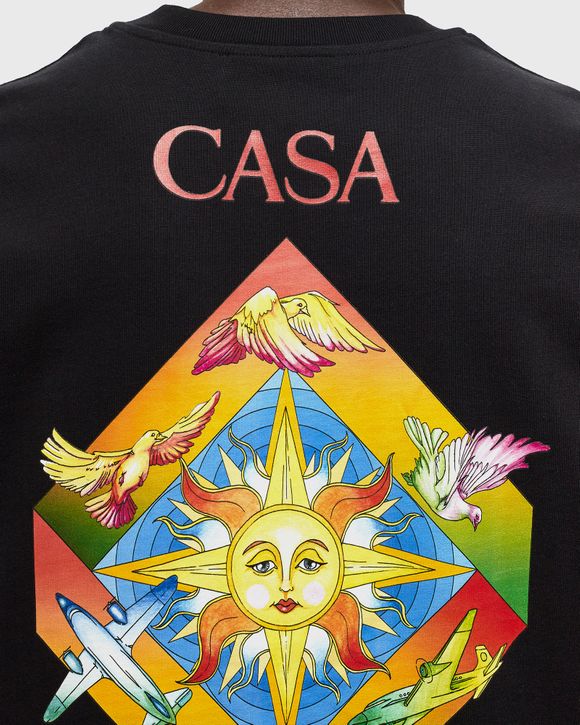 Casablanca LES ELEMENTS PRINTED T-SHIRT Black | BSTN Store