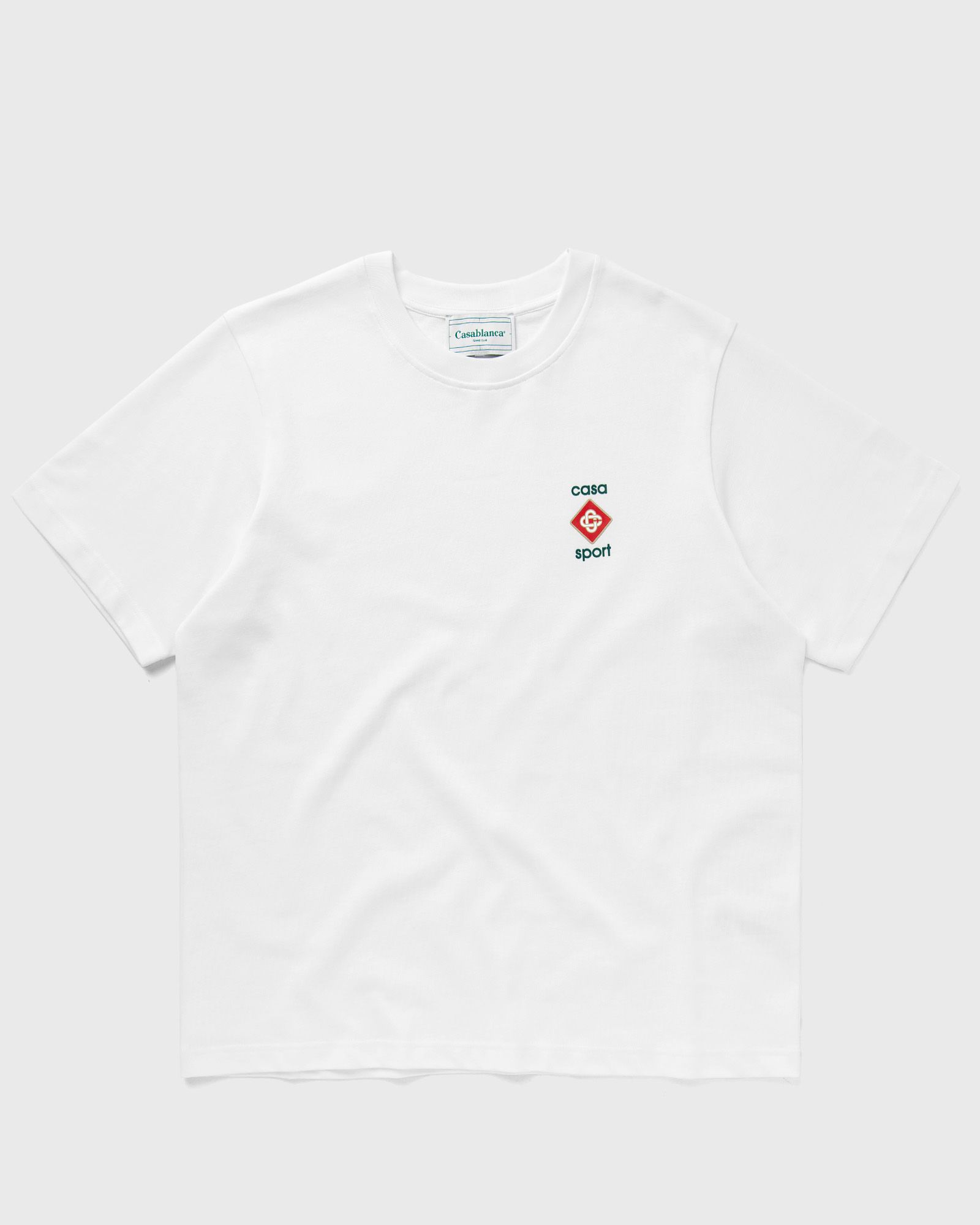 Casablanca - casa sport logo 3d printed t-shirt men shortsleeves white in größe:s