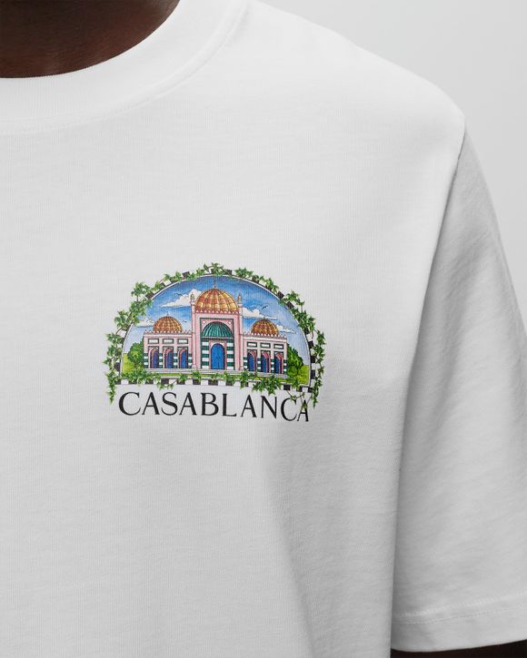 Casablanca VUE DE DAMAS PRINTED T-SHIRT White