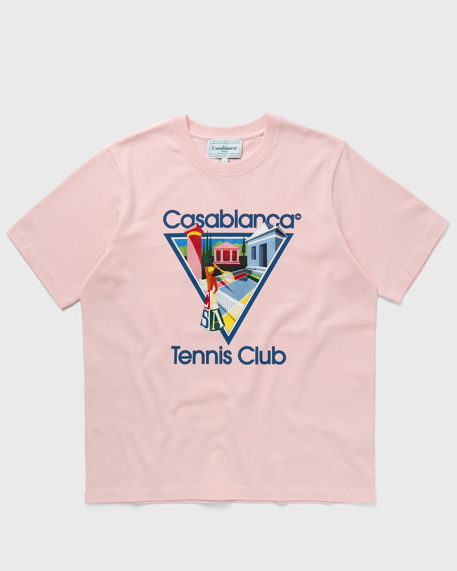 Casablanca LA JOUEUSE PRINTED T-SHIRT Pink | BSTN Store