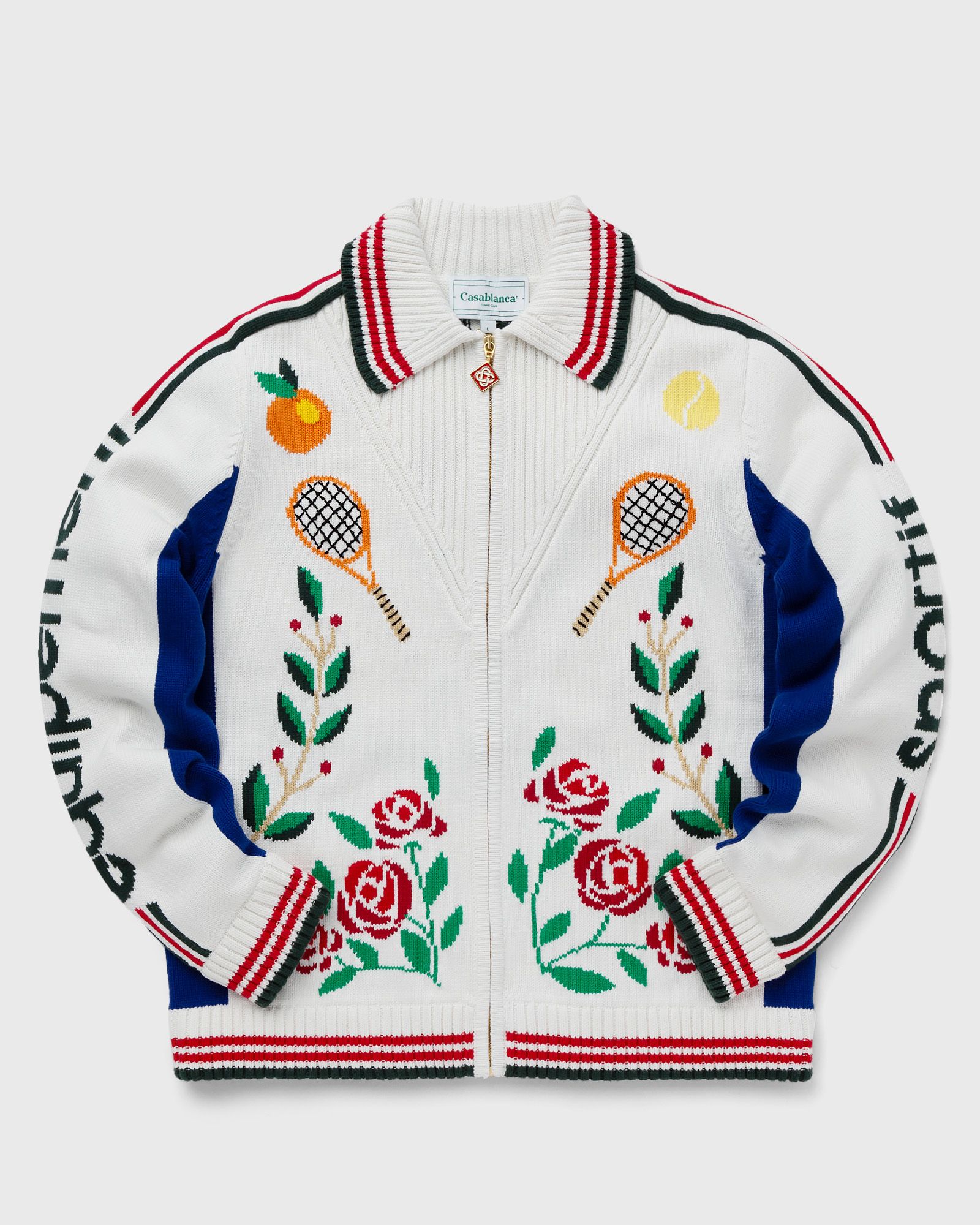 CASABLANCA LAUREL INTARSIA KNIT JACKET