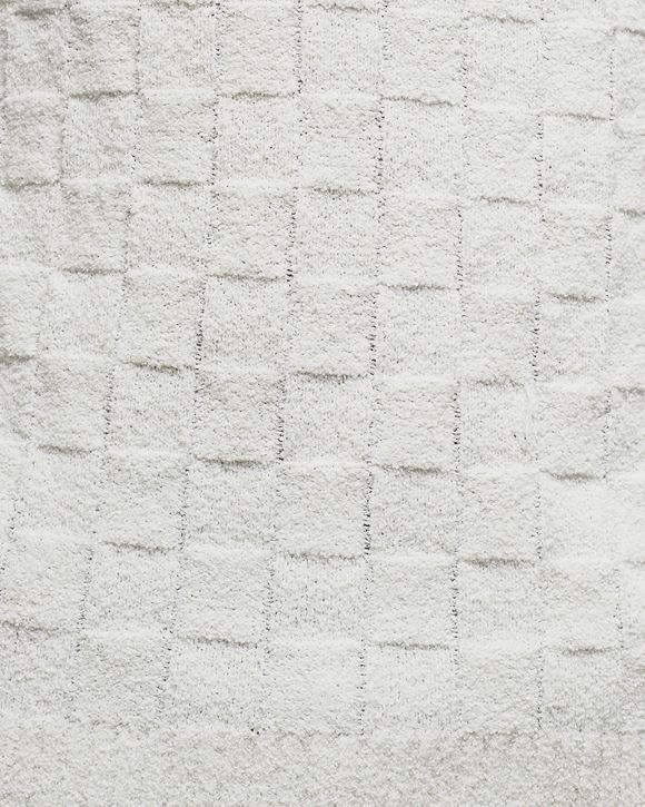 CHECKED YOKE BOUCLE POLO
