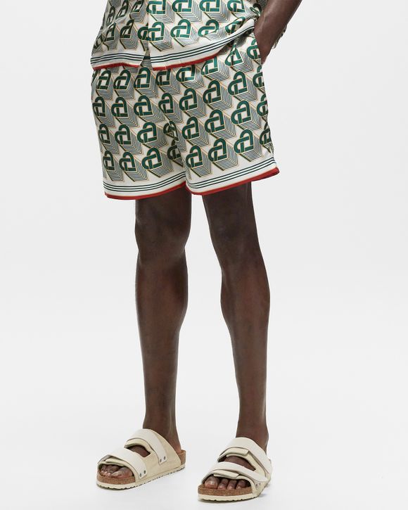 ショートパンツ Casablanca Short Pants With Silk Graphic Print 22361767_52276119_600.jpg