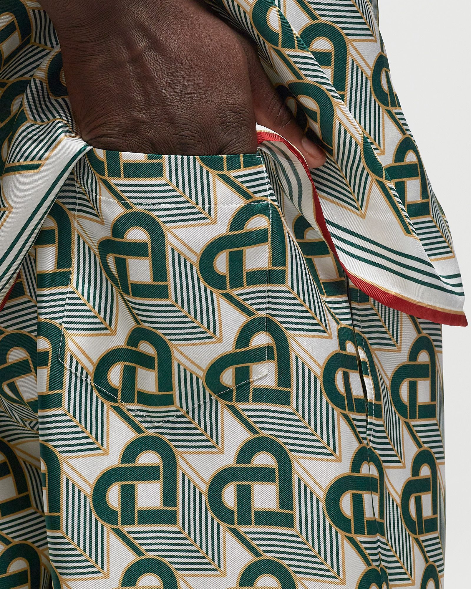 SILK SHORTS WITH DRAWSTRINGS