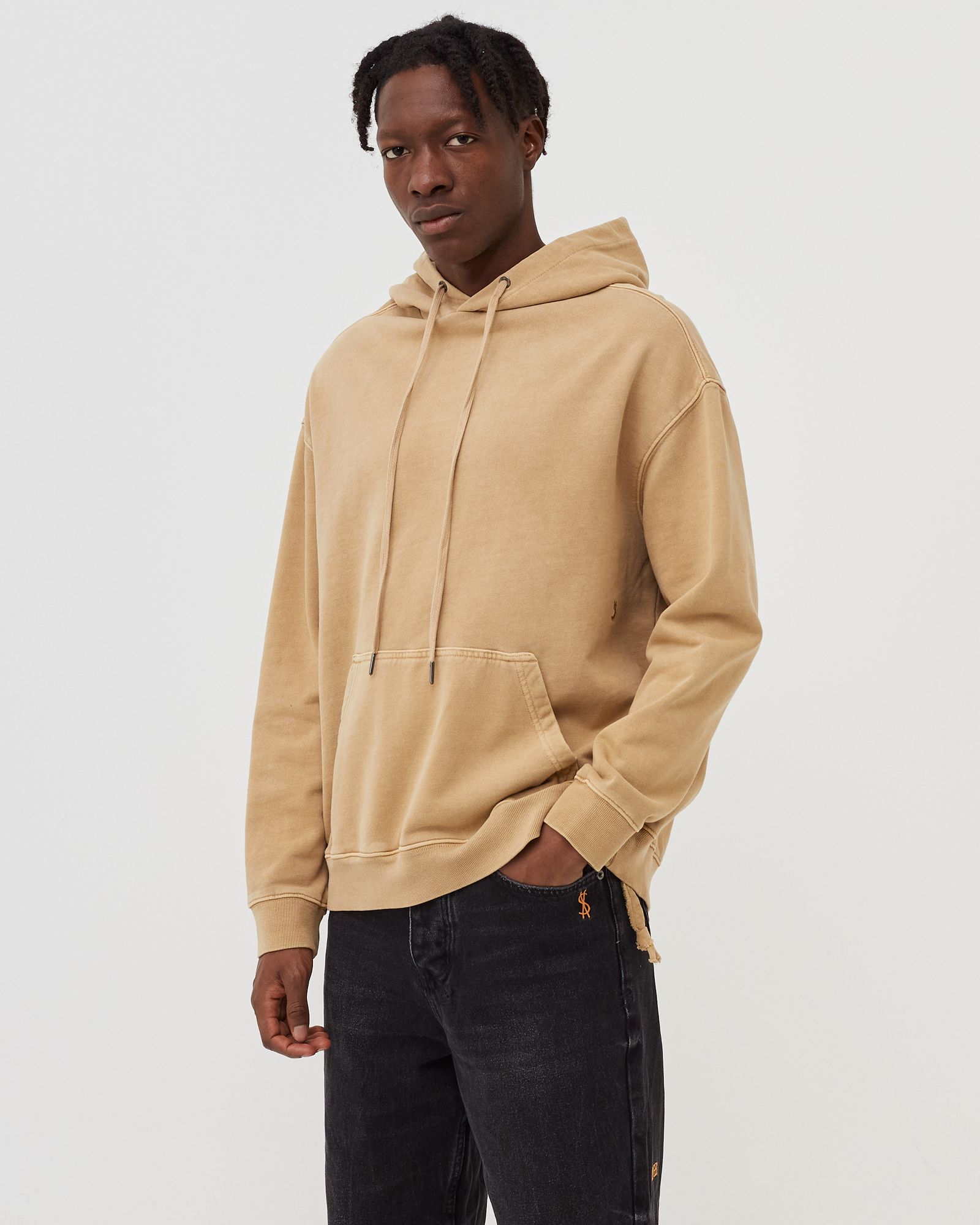4x4 biggie hoodie tan