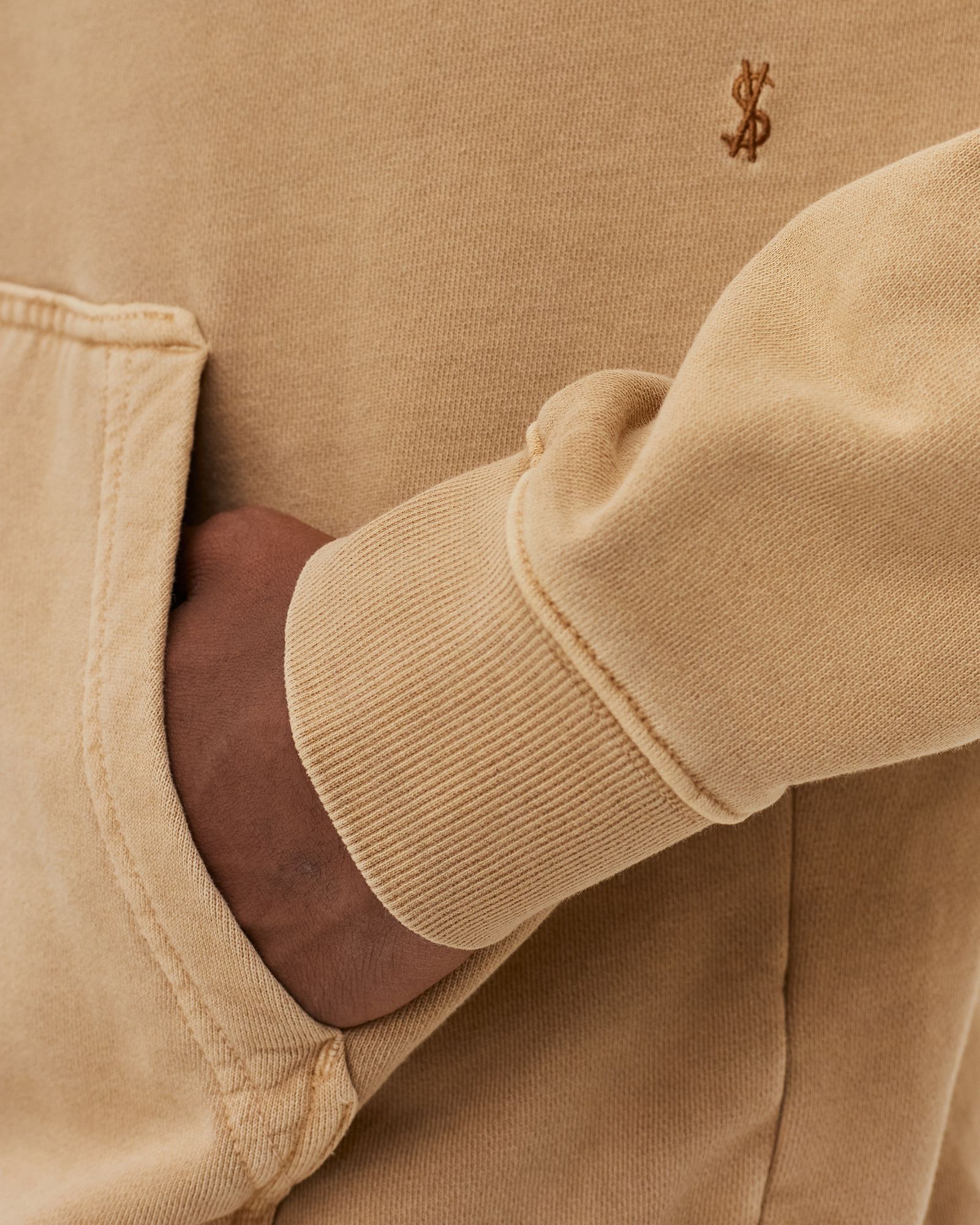 4x4 biggie hoodie tan