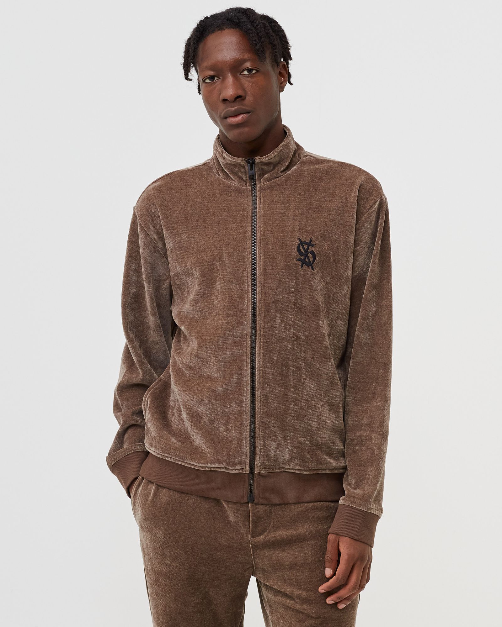 antidote track jacket olive