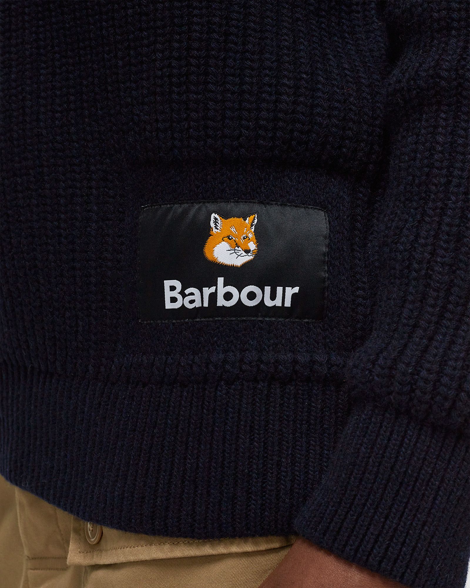 Barbour X Maison Kitsune Landscape Knit