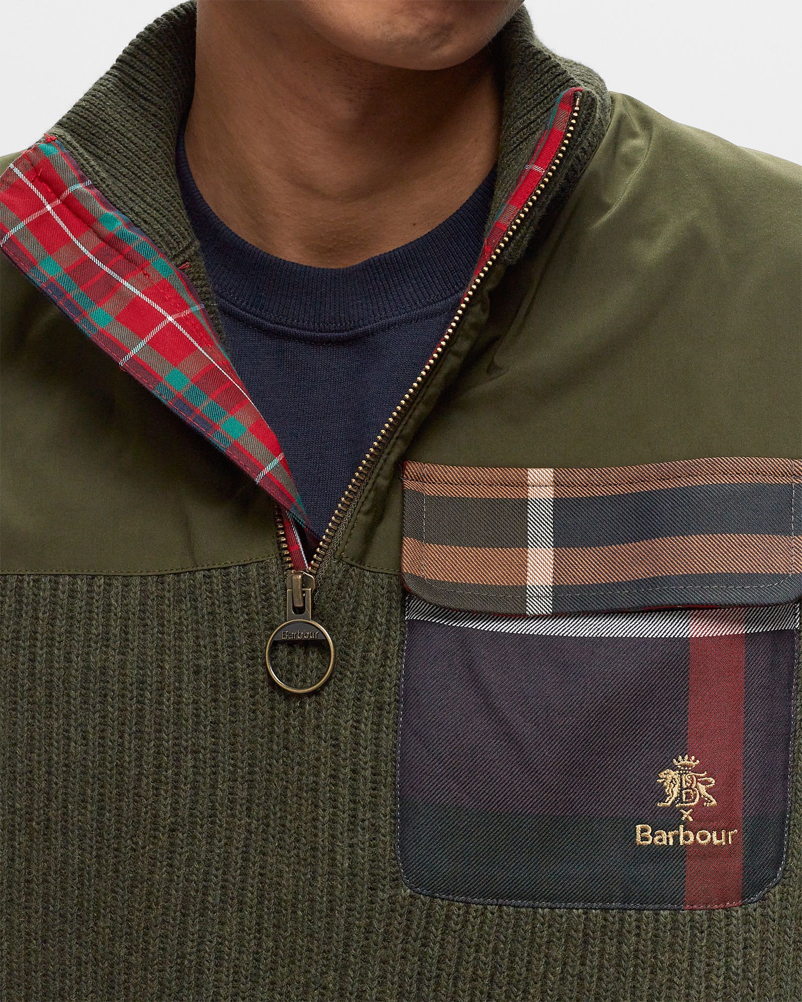 x Baracuta Half Zip