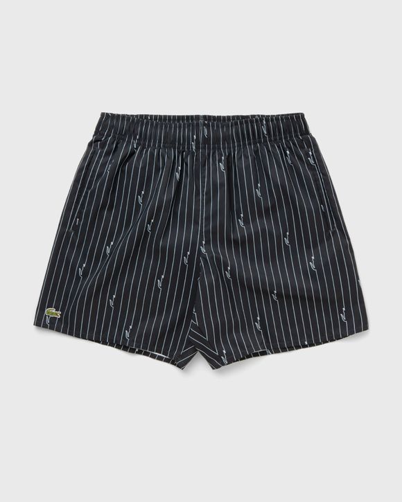Mid Length Crocodile Print Swim Trunks