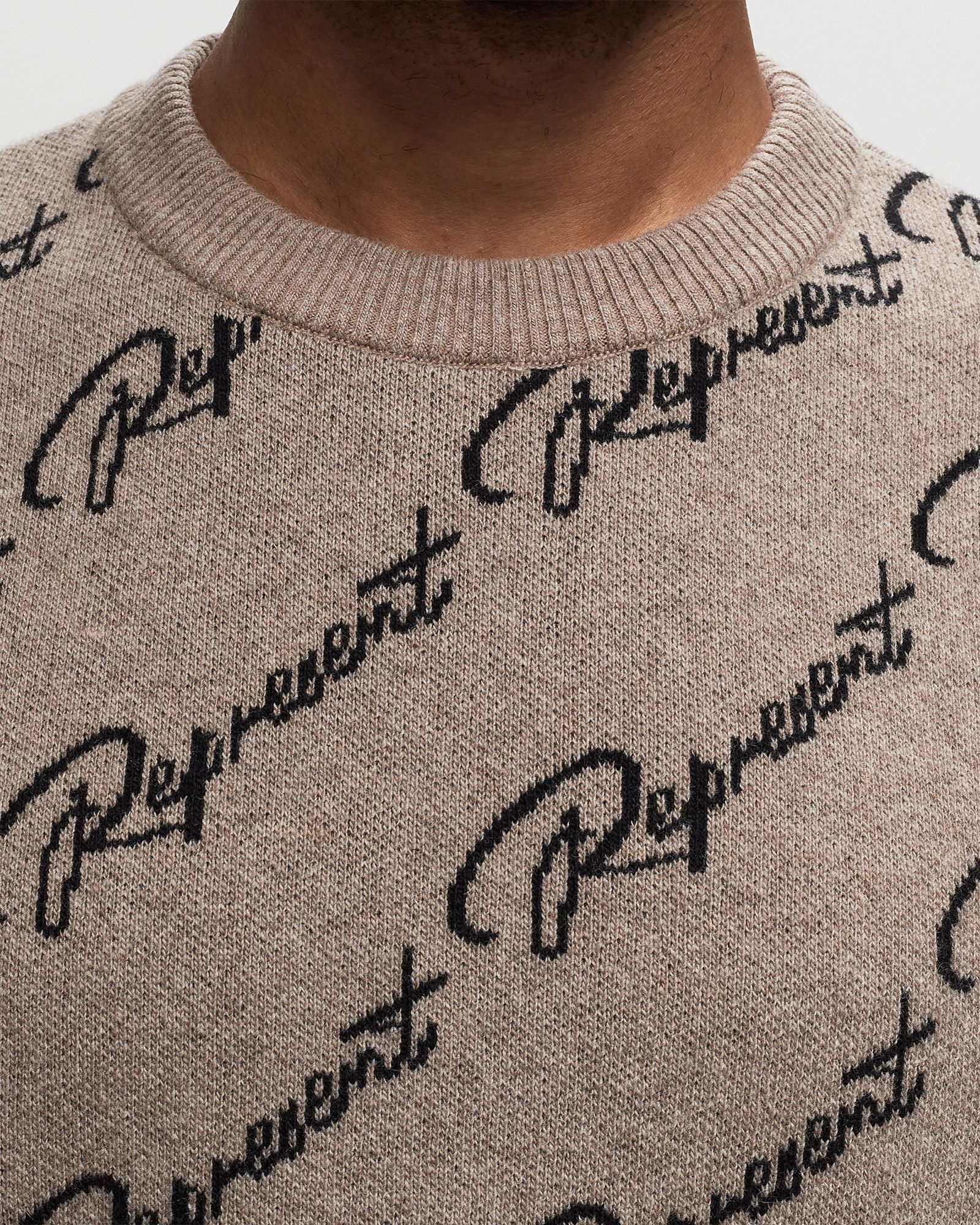 REPRESENT JAQUARD SWEATER