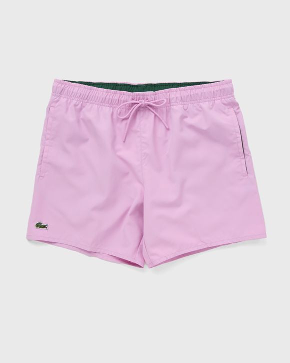 Shop Lacoste Logo Swim Trunks