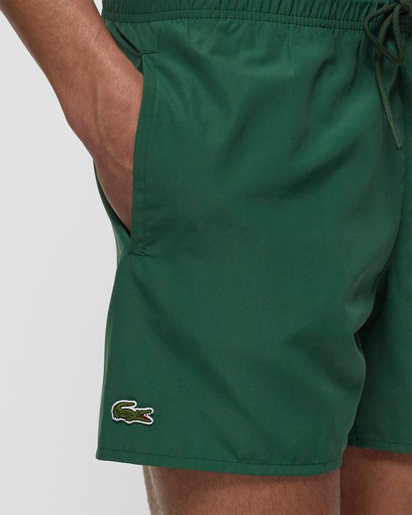 Lacoste swim hotsell shorts green