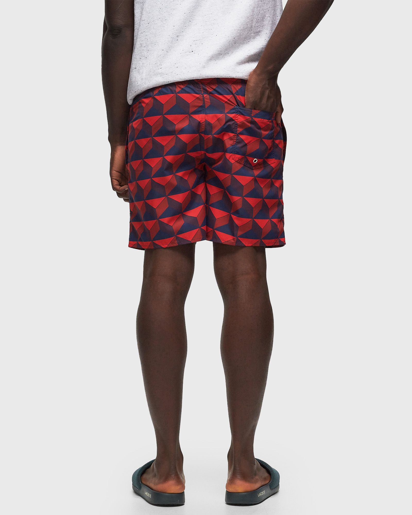 PATTERNED SWIM TRUNKS