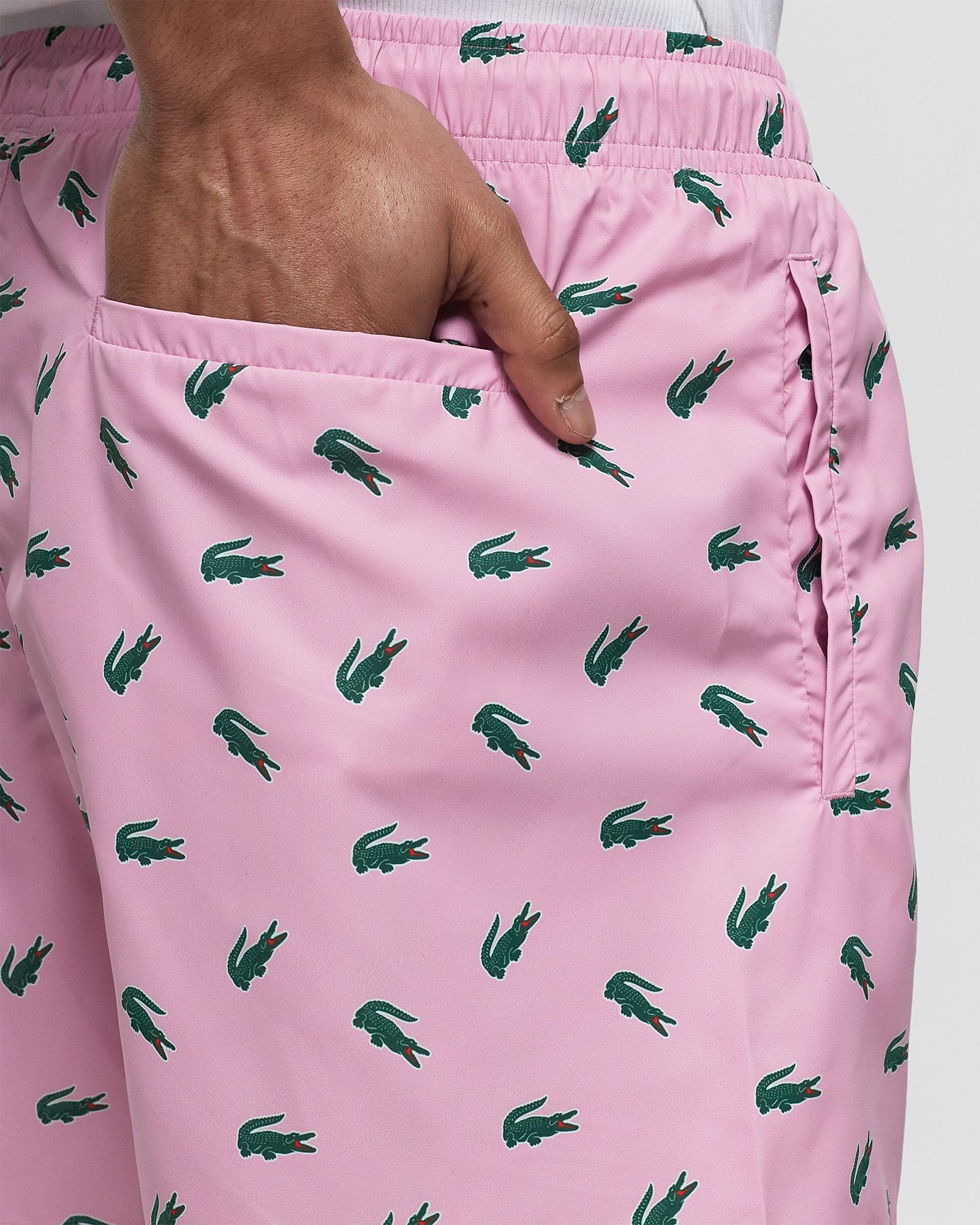 CROCODILE PRINT SWIM TRUNKS