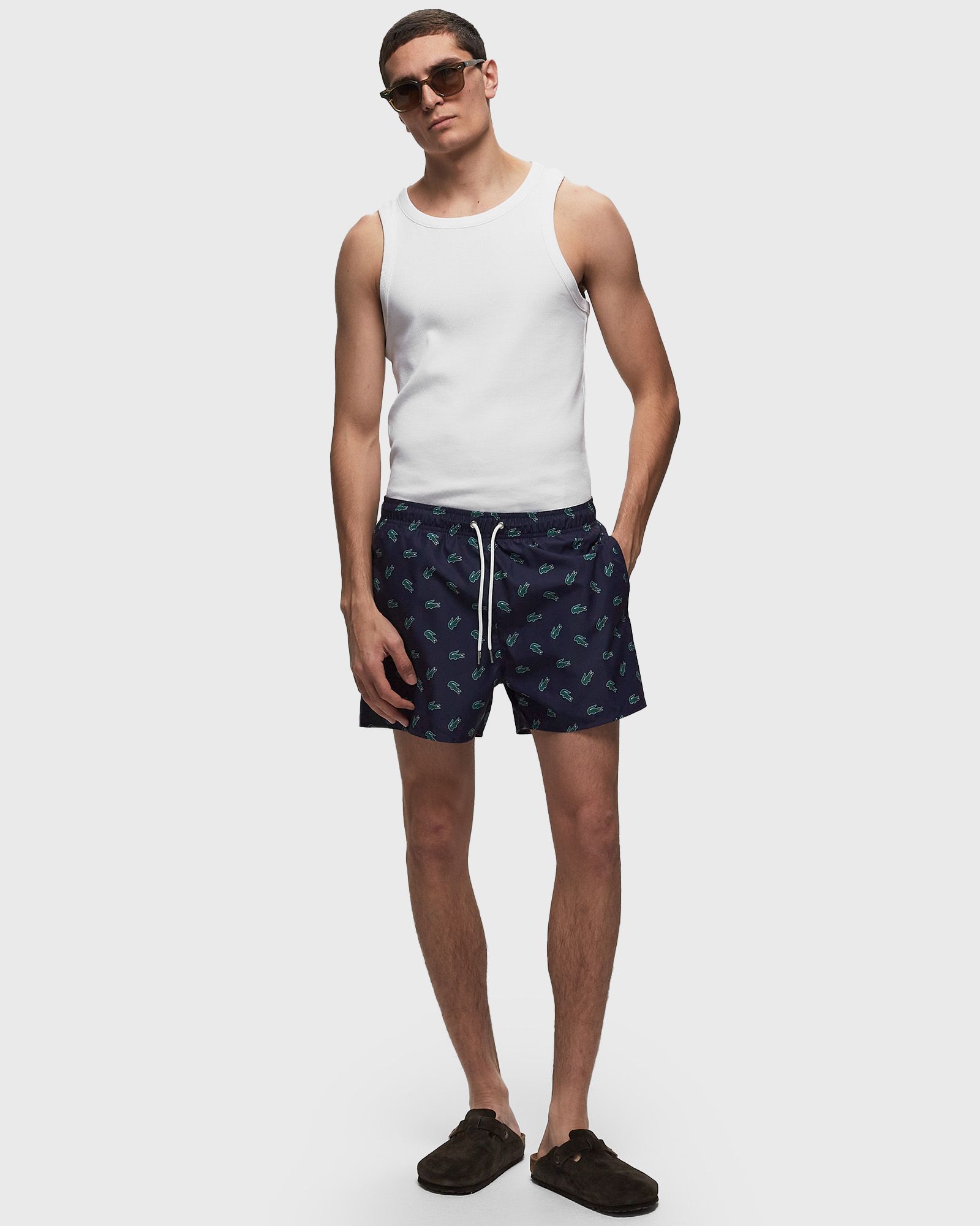 CROCODILE PRINT SWIM TRUNKS