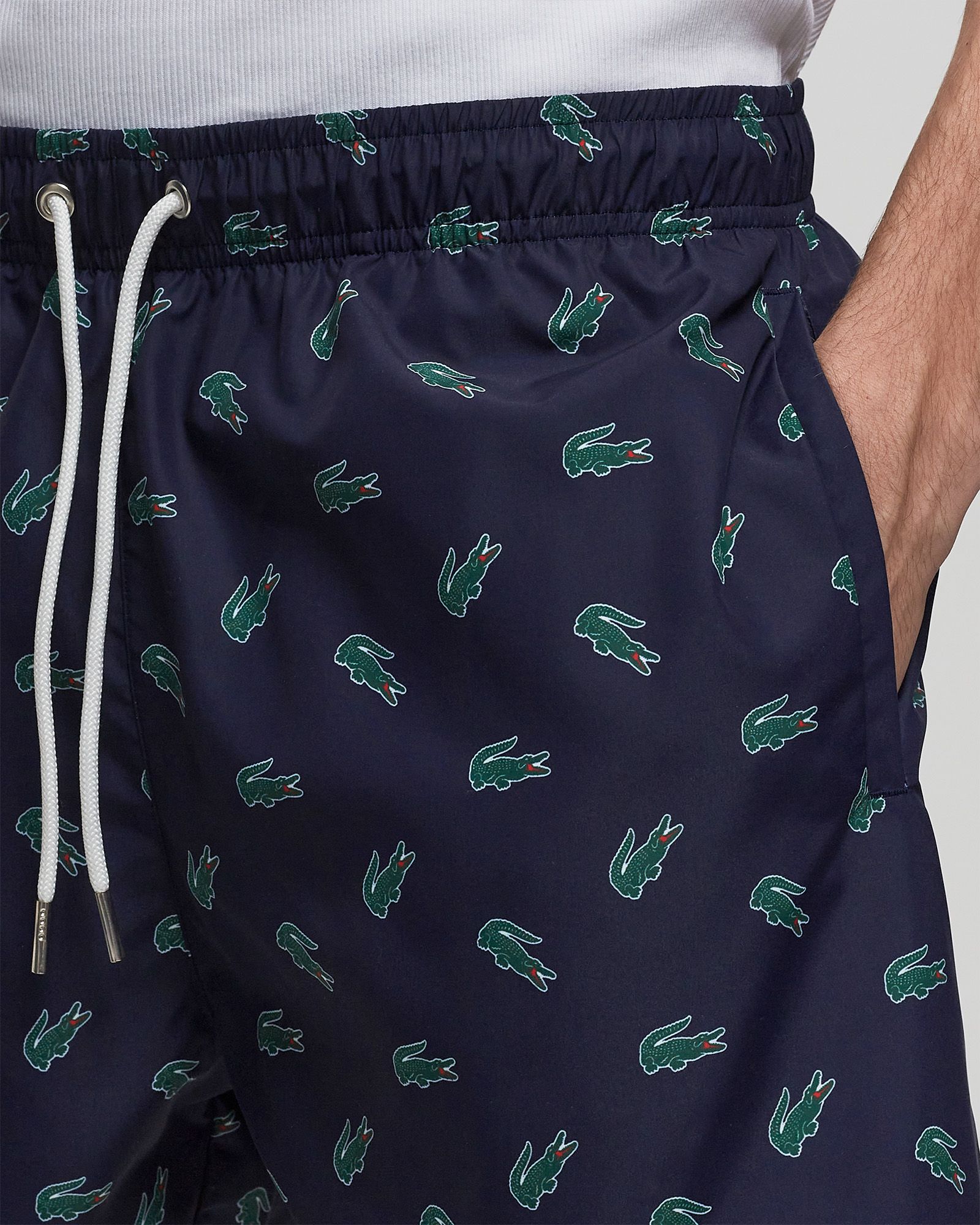 CROCODILE PRINT SWIM TRUNKS