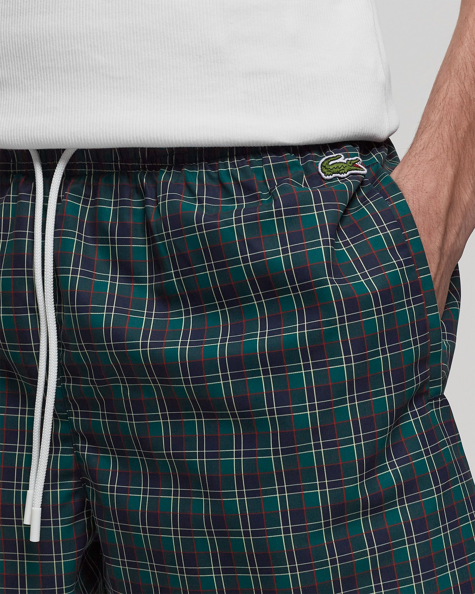 SHORT PRINTED SWIM TRUNKS