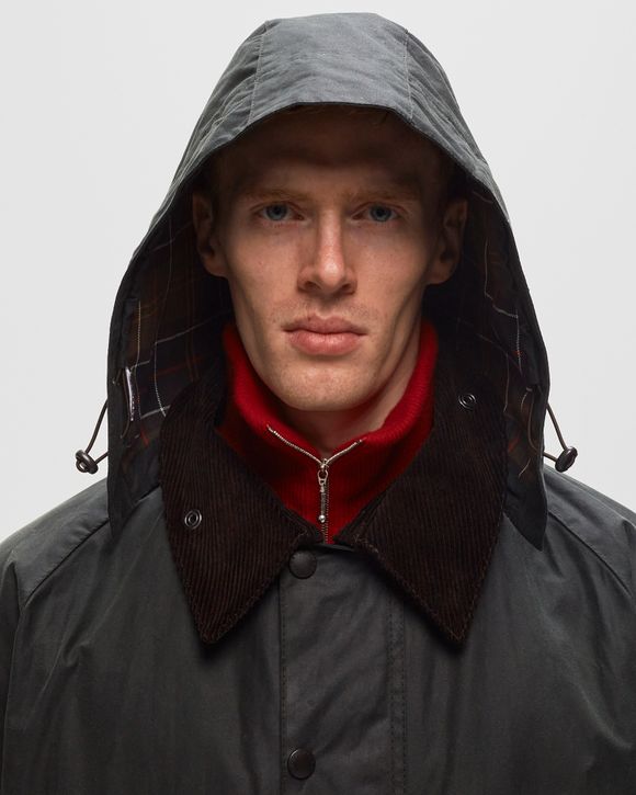 Barbour waxed cotton plain hot sale hood