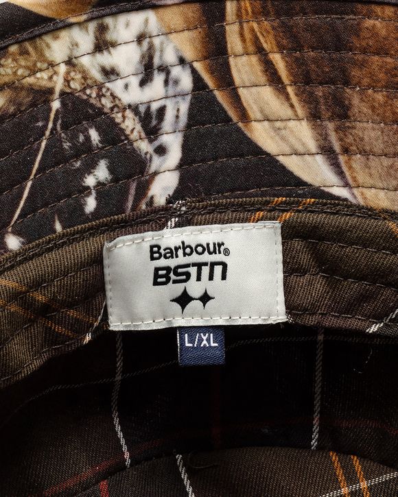 Barbour x BSTN Brand Bucket Hat Men Hats Black in Size:L/XL