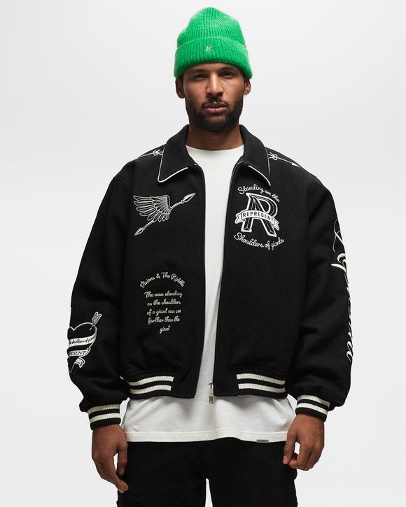 Represent Owners Club Varsity Jacket - Black