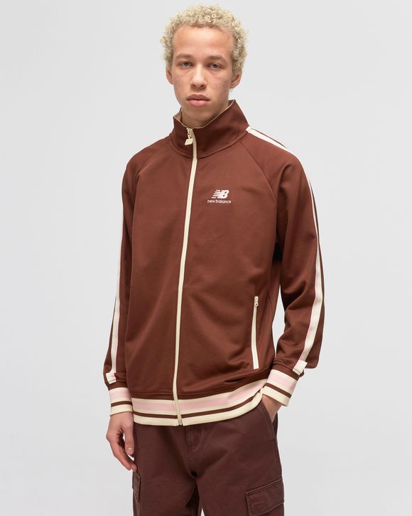 New Balance Athletic 70s Run Track Jacket Brown ROK