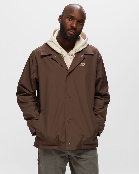 New Balance Essentials Coaches Jacket Brown BSTN Store