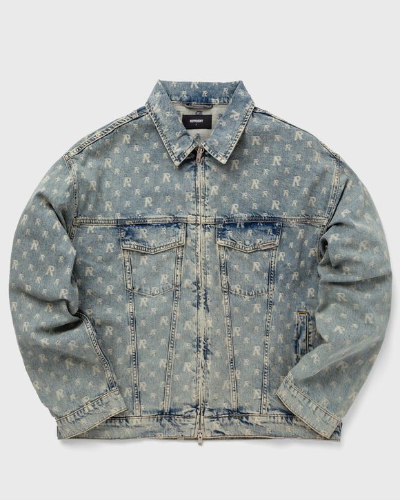 Represent MONOGRAM DENIM JACKET Grey | BSTN Store