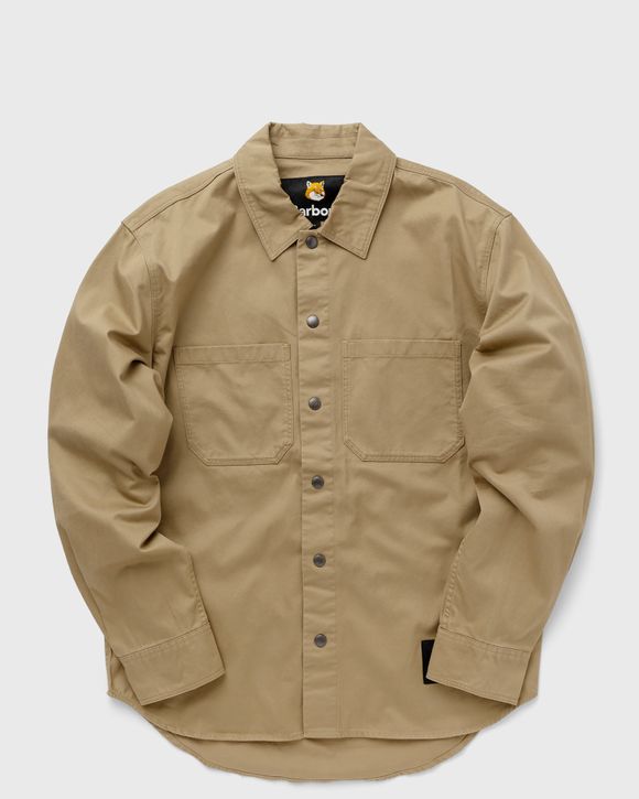 Barbour Barbour X Maison Kitsune Overshirt Brown - TRENCH