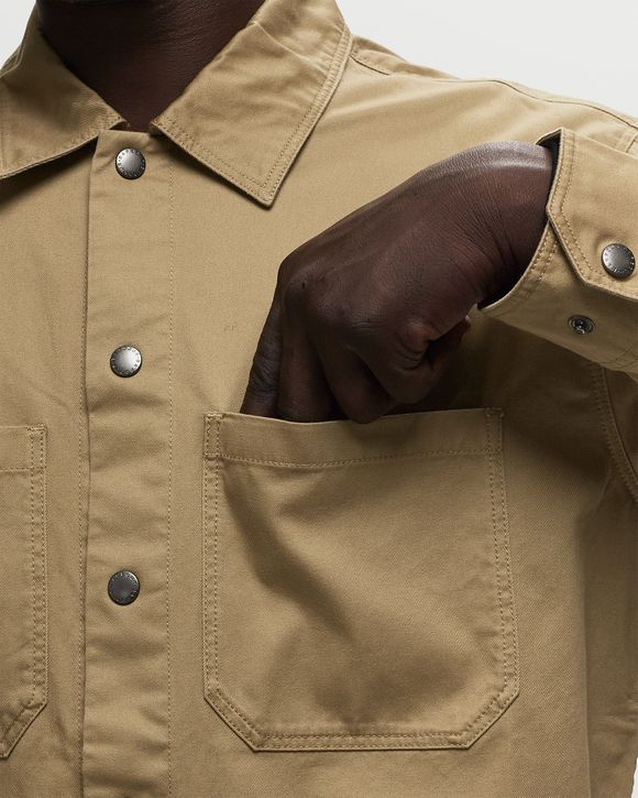 Barbour Barbour X Maison Kitsune Overshirt Brown - TRENCH