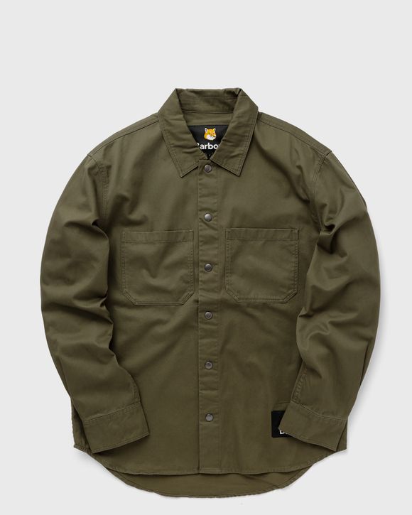 Barbour Barbour X Maison Kitsune Overshirt Brown - UNIFORM