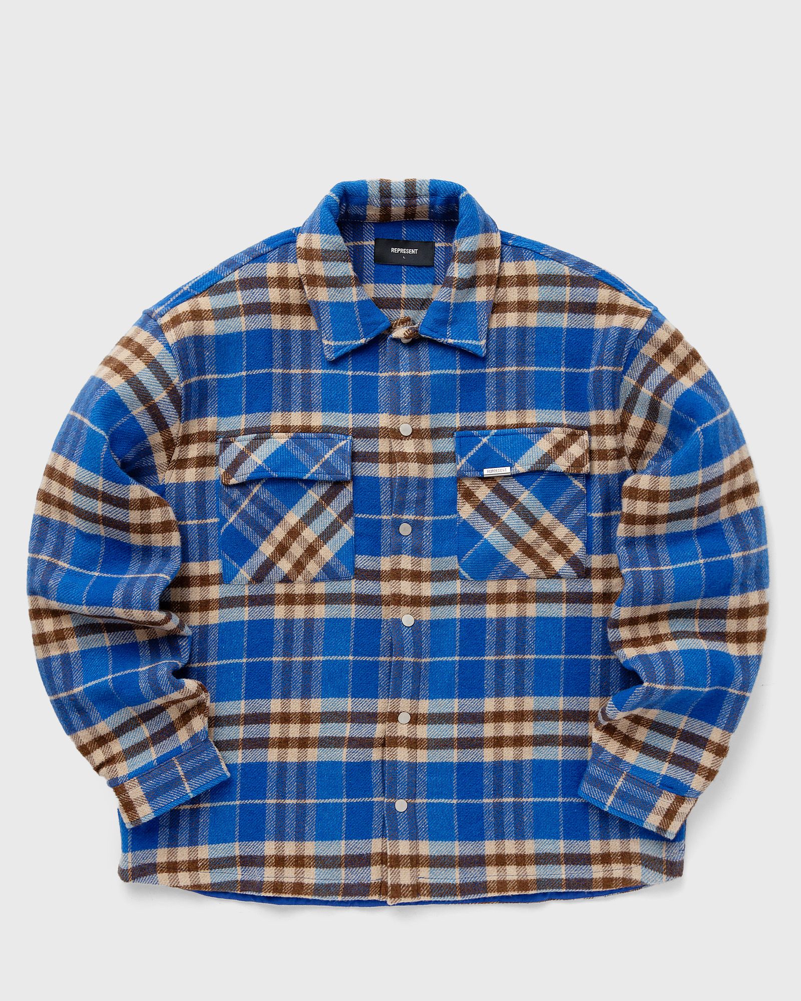 INTIAL PRINT FLANNEL SHIRT