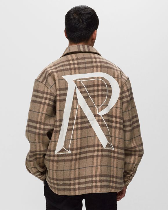 INTIAL PRINT FLANNEL SHIRT