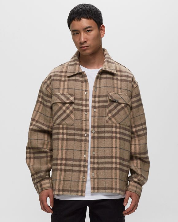Represent INTIAL PRINT FLANNEL SHIRT TH6638