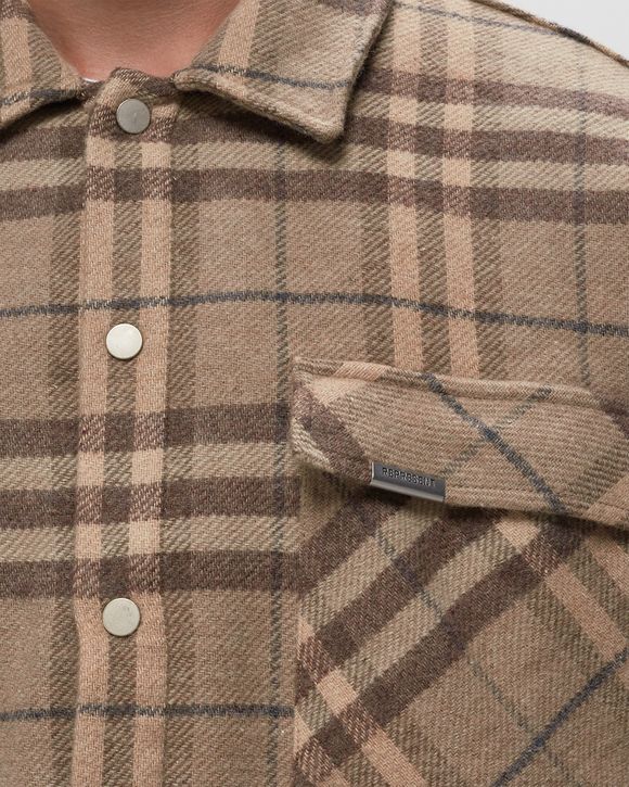 INTIAL PRINT FLANNEL SHIRT