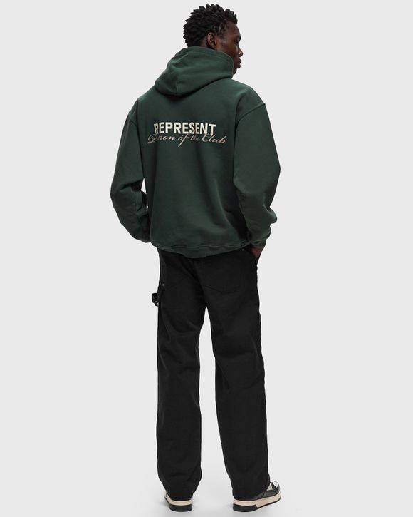 Represent PATRON OF THE CLUB HOODIE Green | BSTN Store
