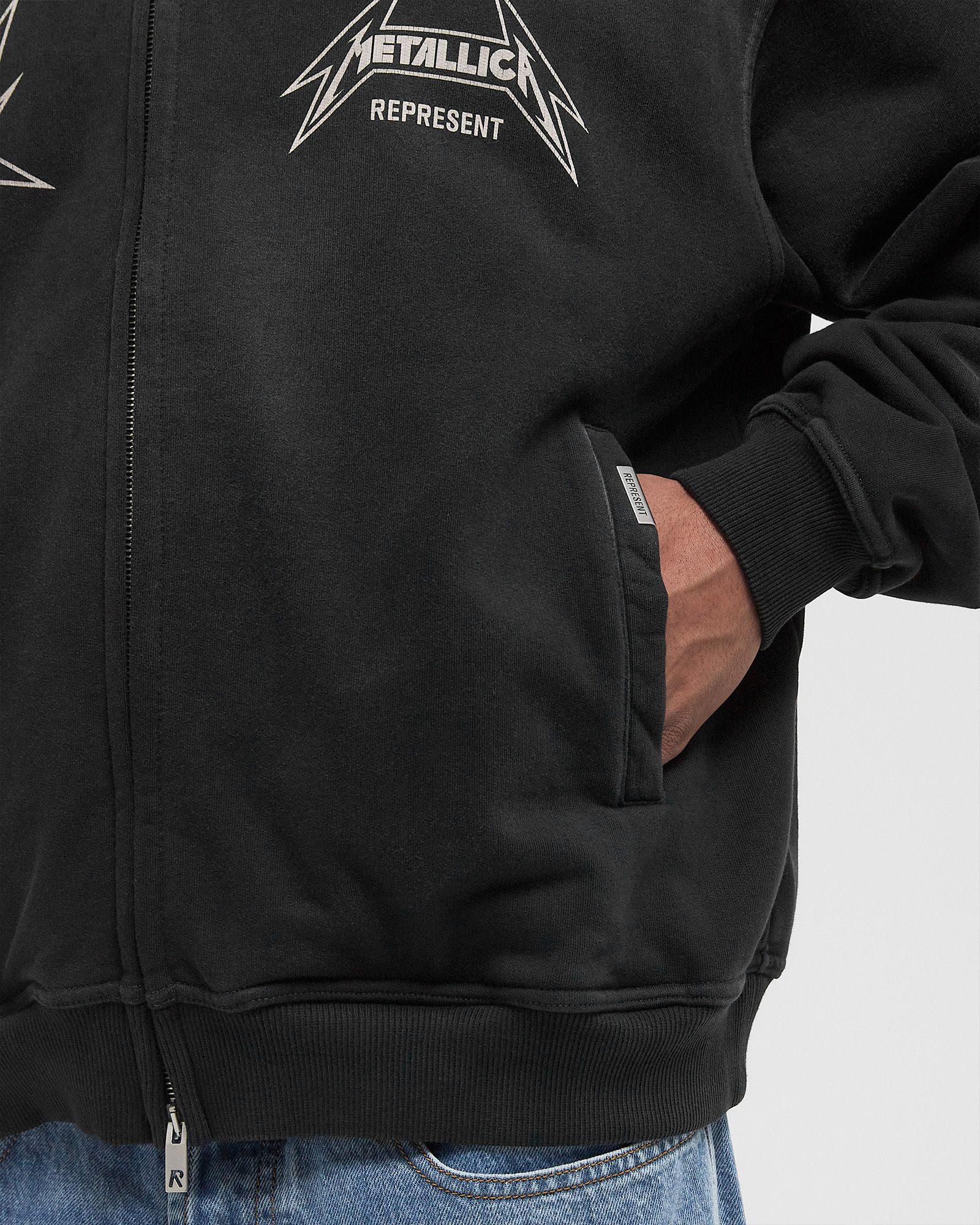 METALLICA 40 YEAR ANNIVERSARY ZIP-THRU HOODIE
