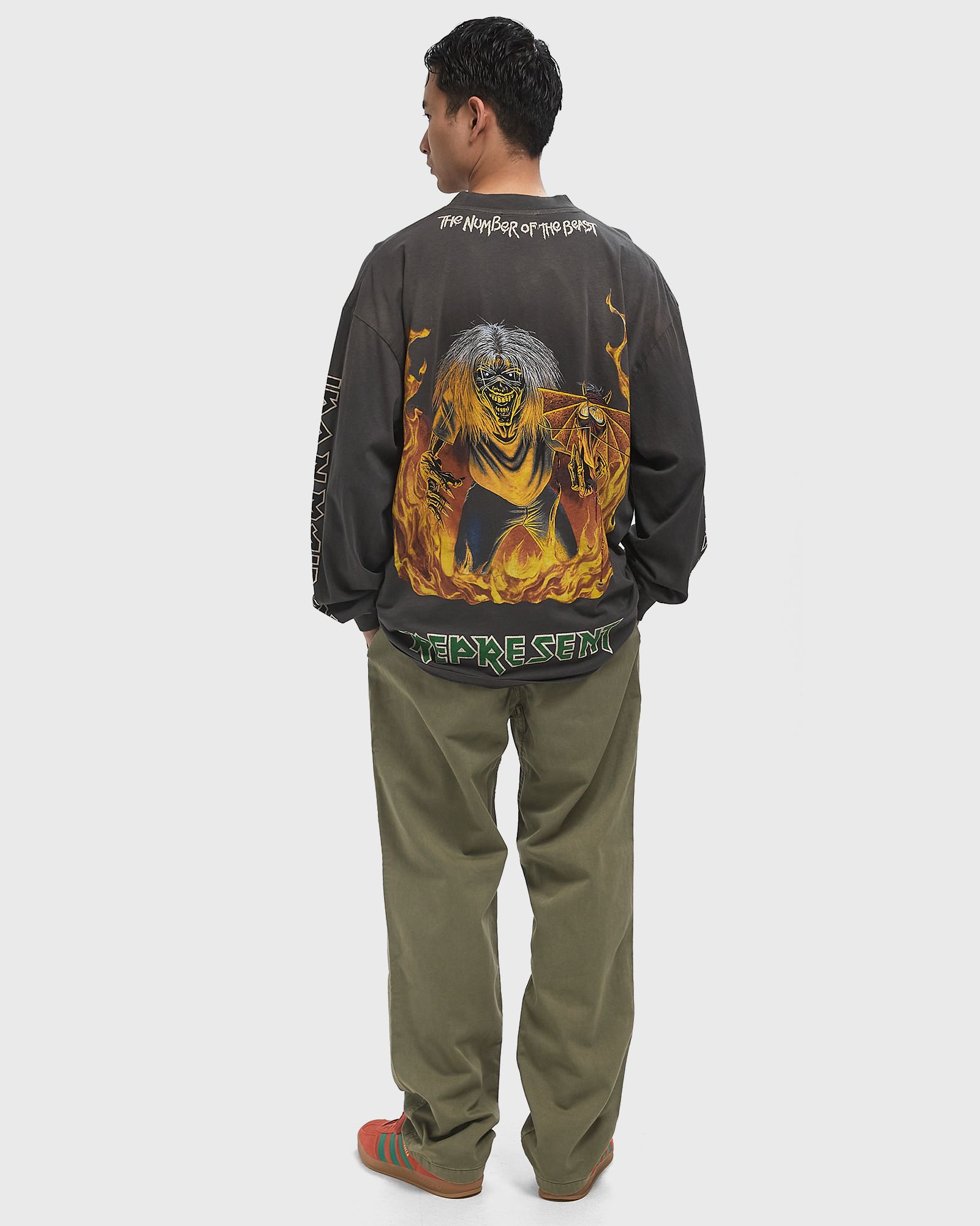 IRON MAIDEN X NUMBER OF THE BEAST LONG SLEEVE T-SHIRT