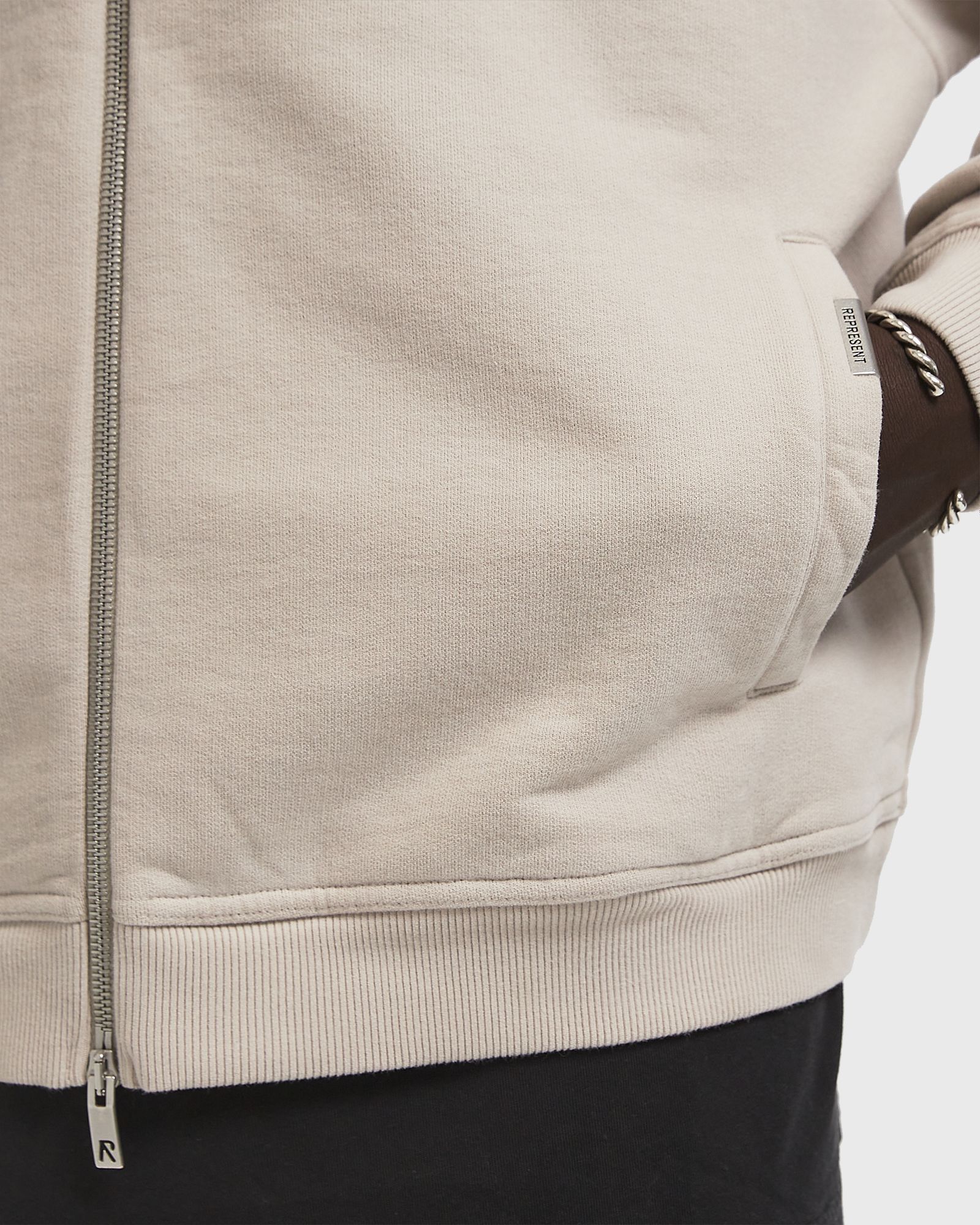 Script Logo Zip Hoodie