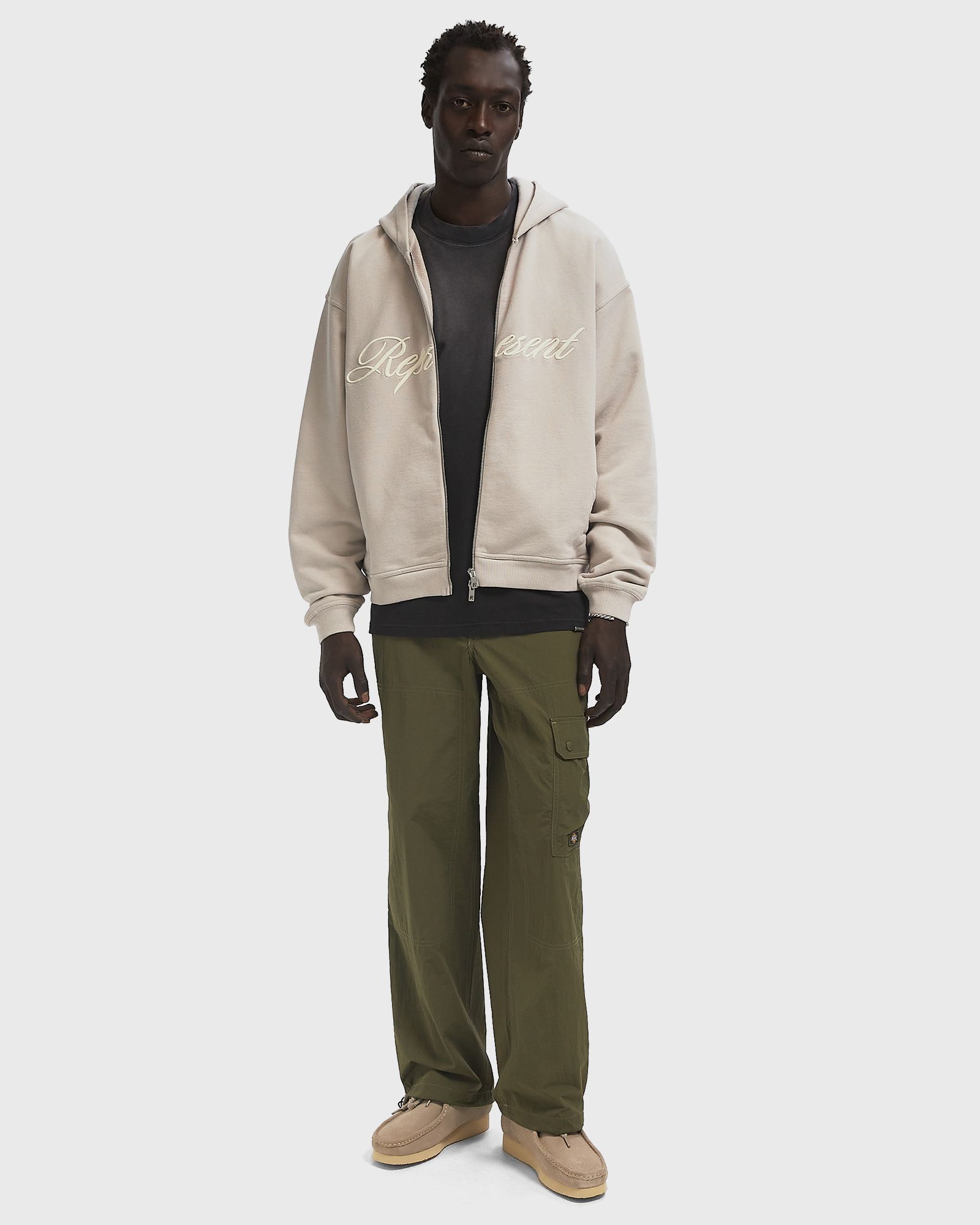 Script Logo Zip Hoodie