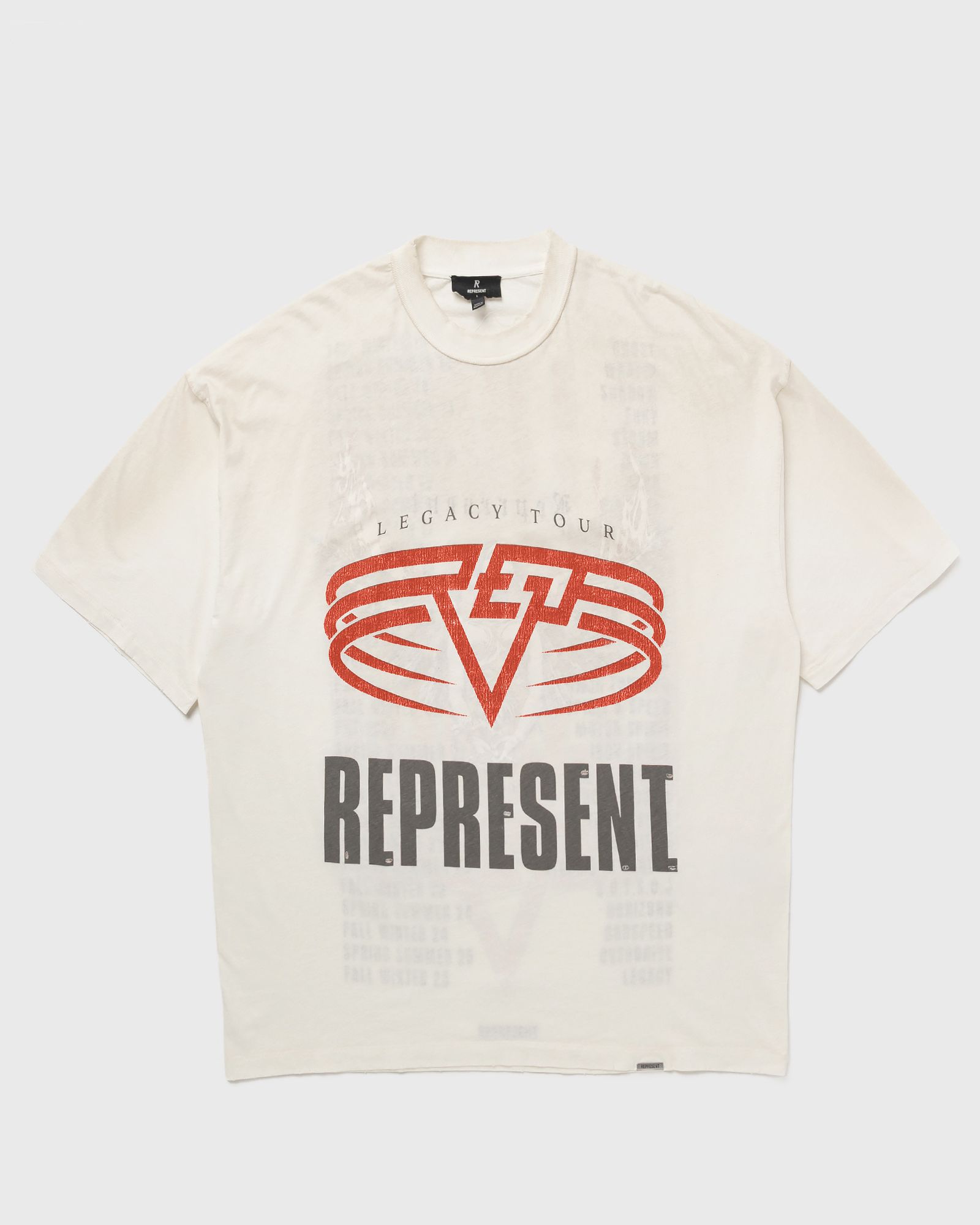 Represent Men's White Reversible Living Legacy Tour T-Shirt