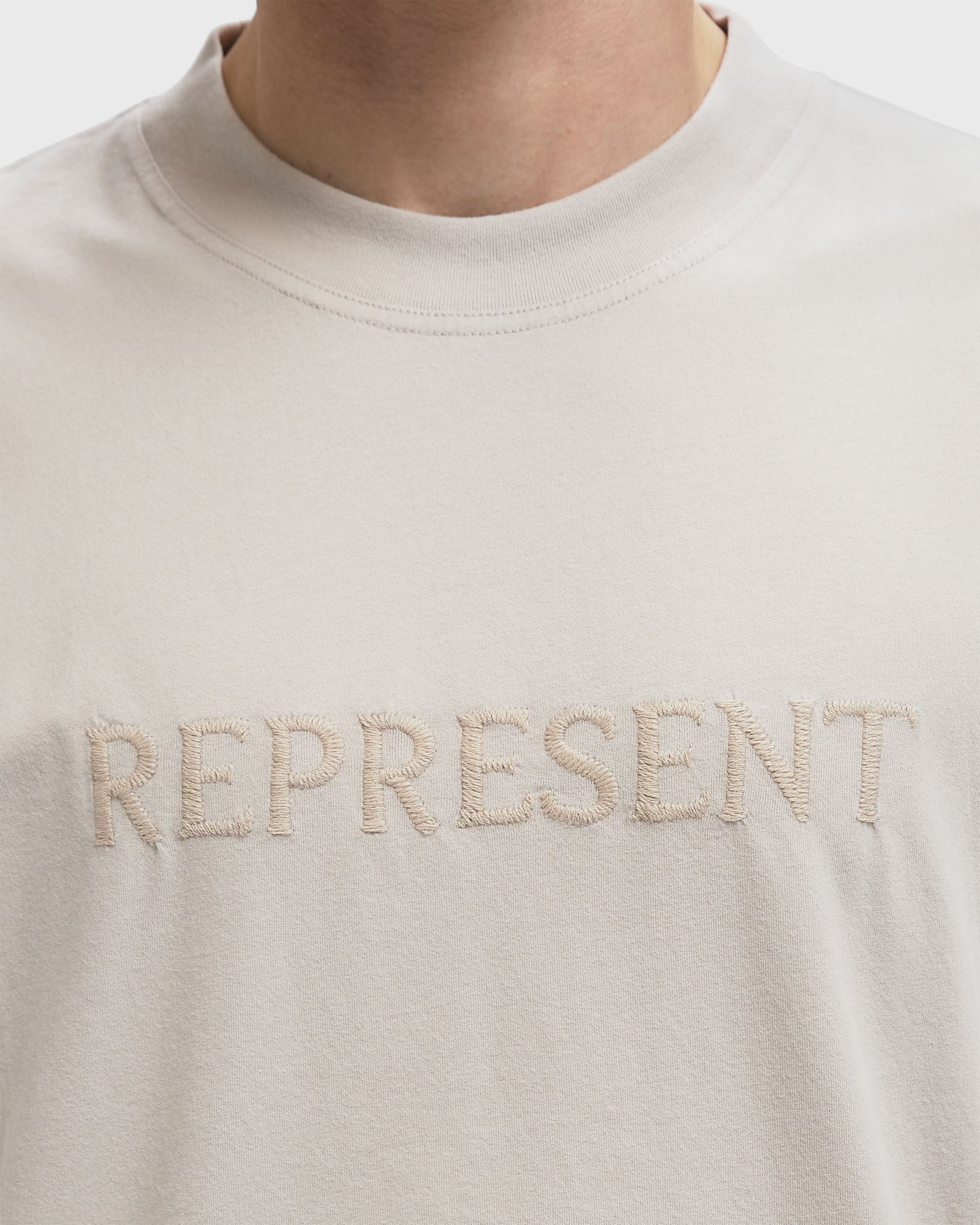 Embroidered Serif Logo T-Shirt