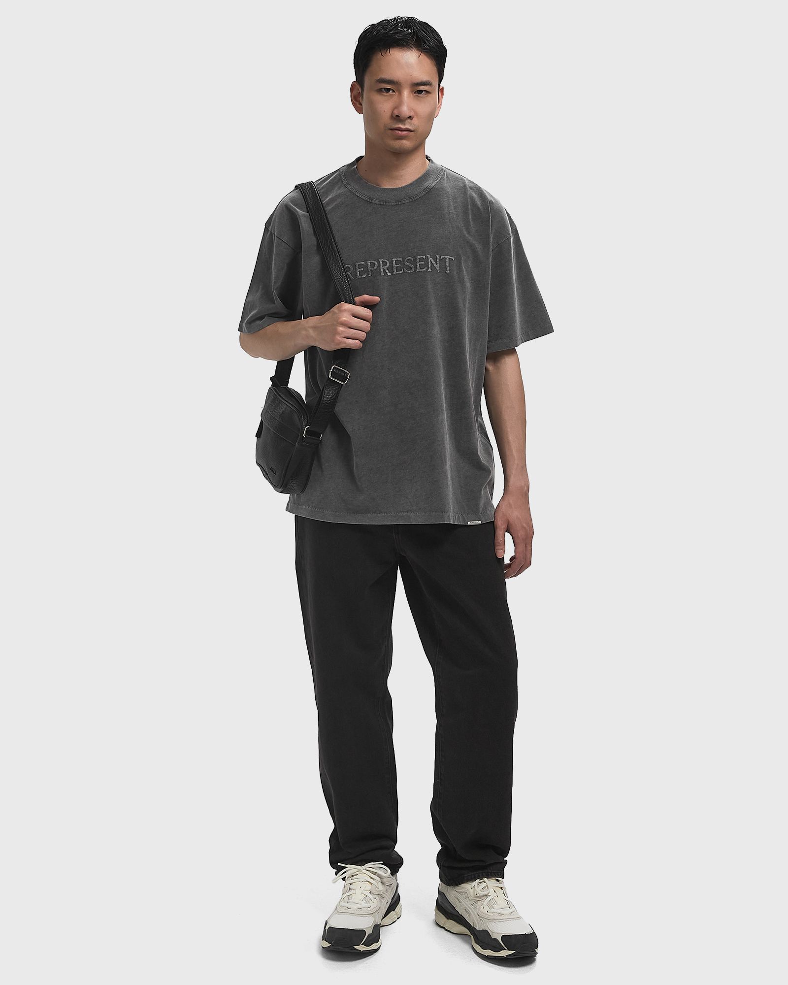 Embroidered Serif Logo T-Shirt