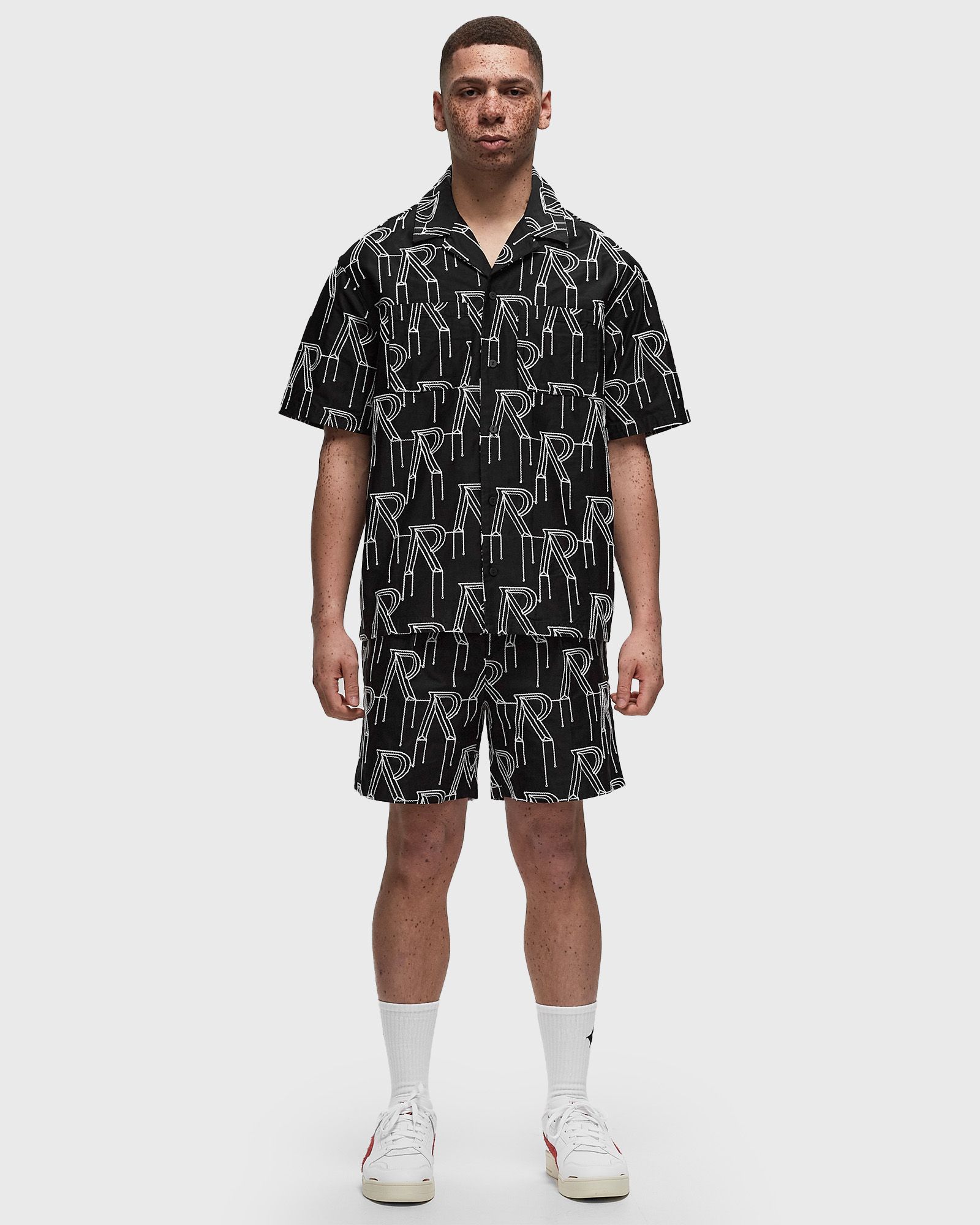 EMBRODIERED INITIAL OVERSHIRT