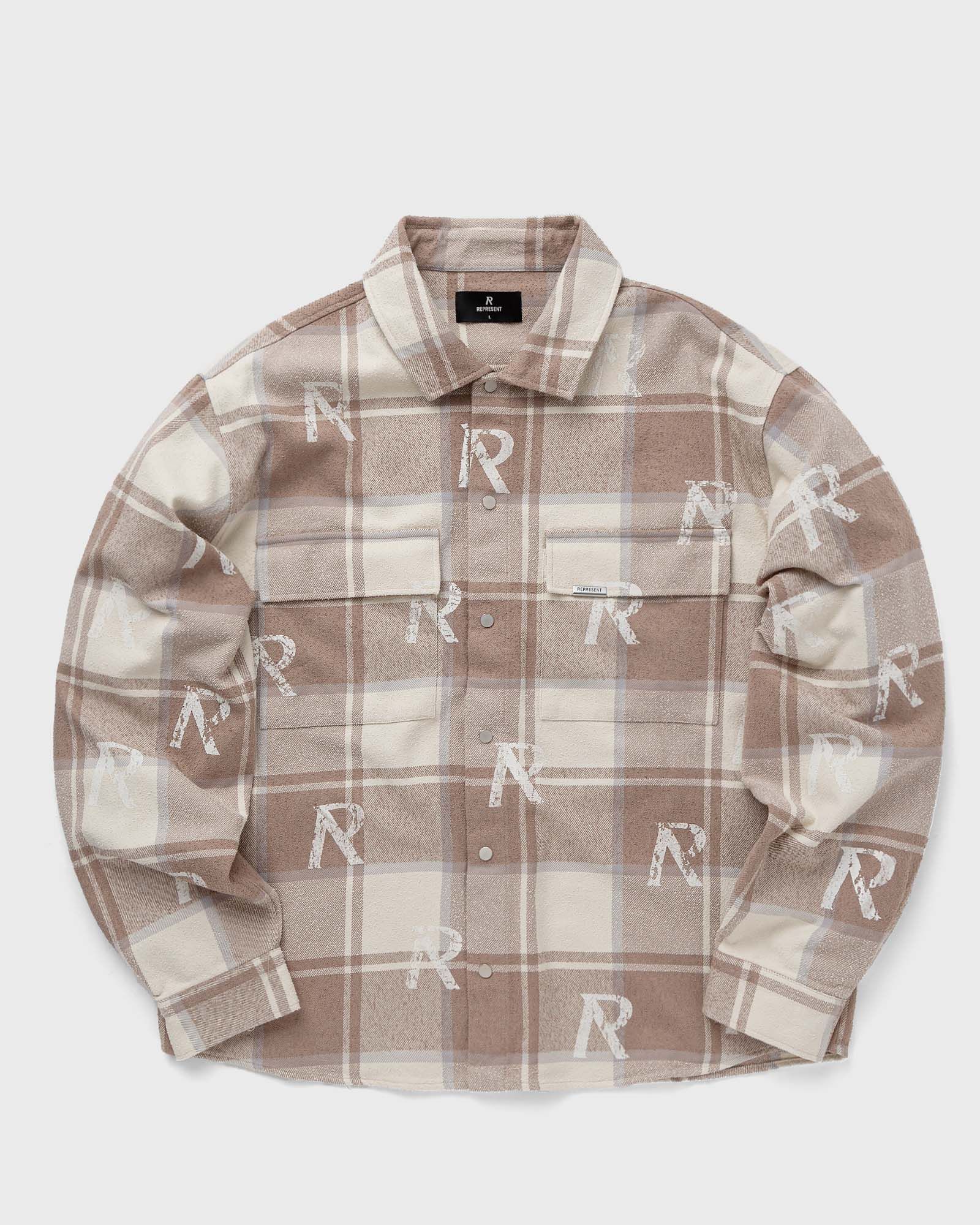 ALL OVER INITIAL FLANNEL SHIRT