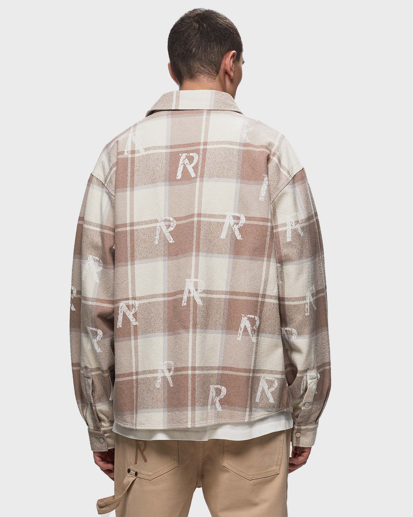 ALL OVER INITIAL FLANNEL SHIRT