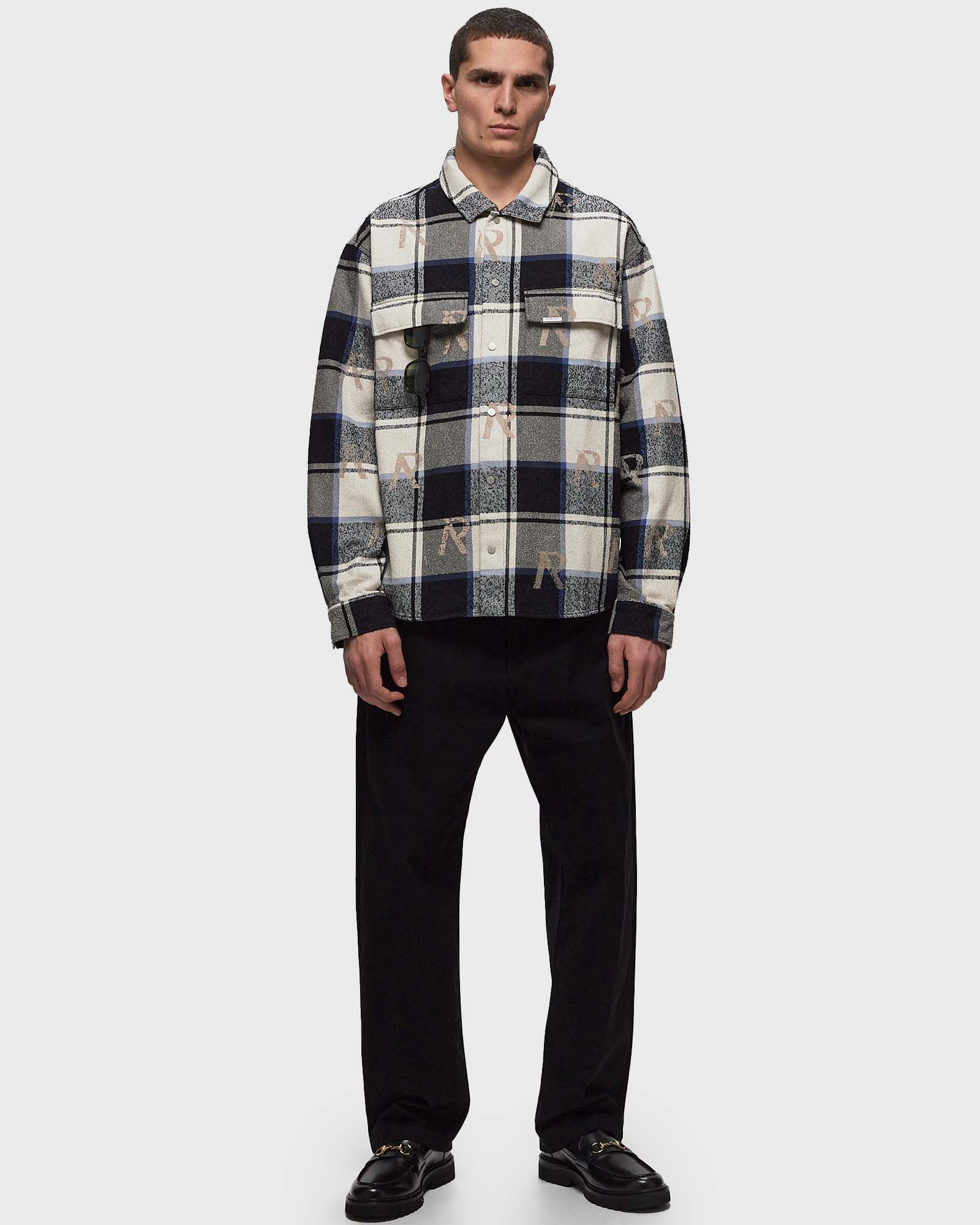 ALL OVER INITIAL FLANNEL SHIRT