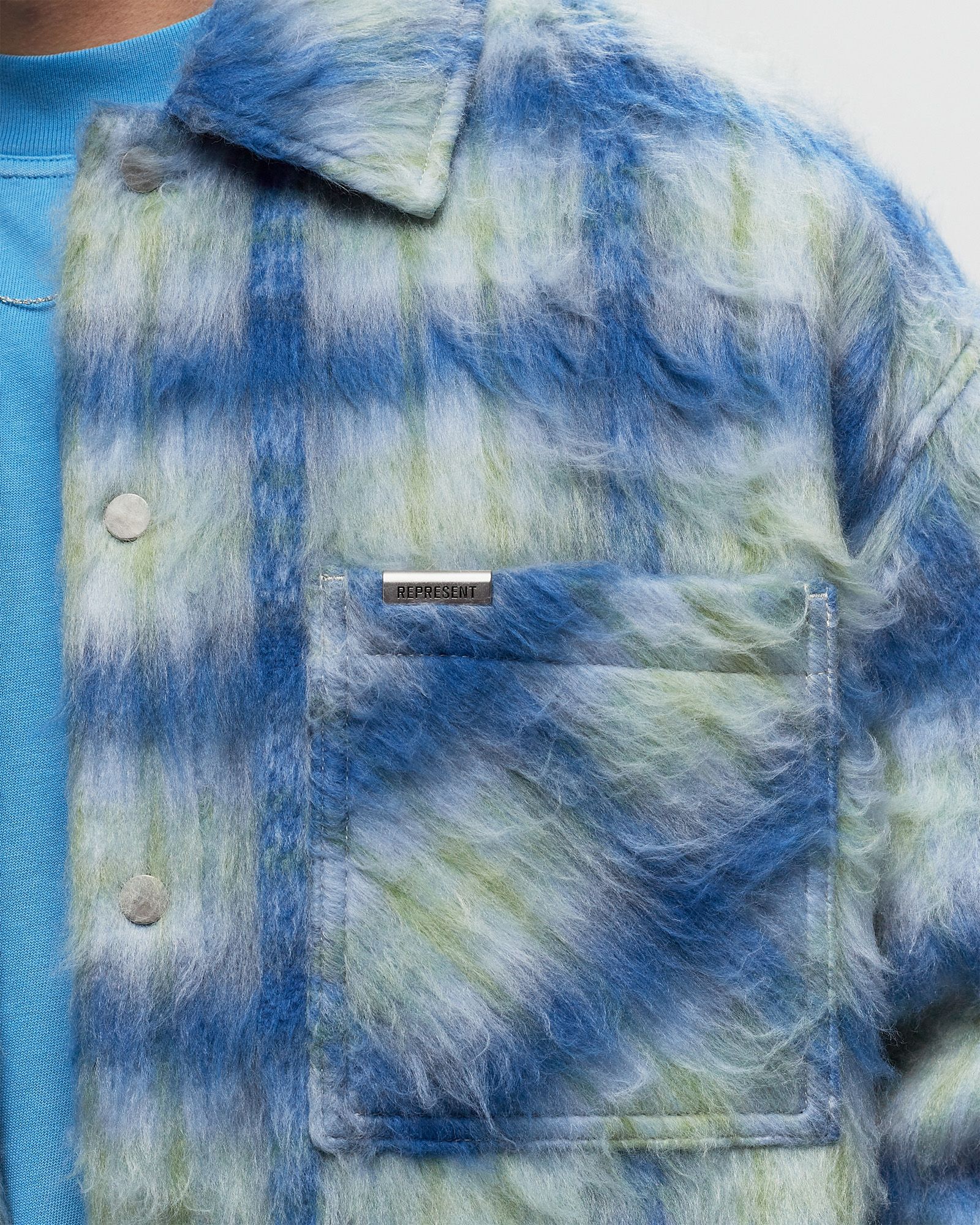 TEXTURED OVERSHIRT